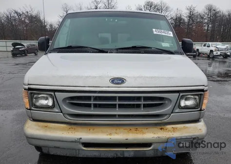 2002 Ford Econoline E150 Van из США, поврежденный, VIN 1FTRE14282HA91811